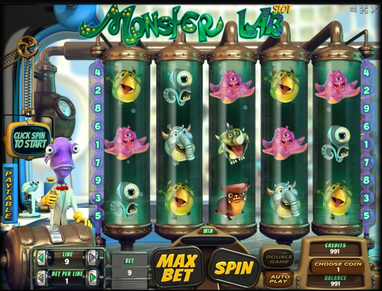 video slot monster lab